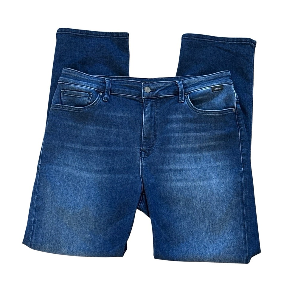 Mavi Women's 32/30 Kendra High Rise Straight Leg Stretch Denim Jeans Blue EUC
